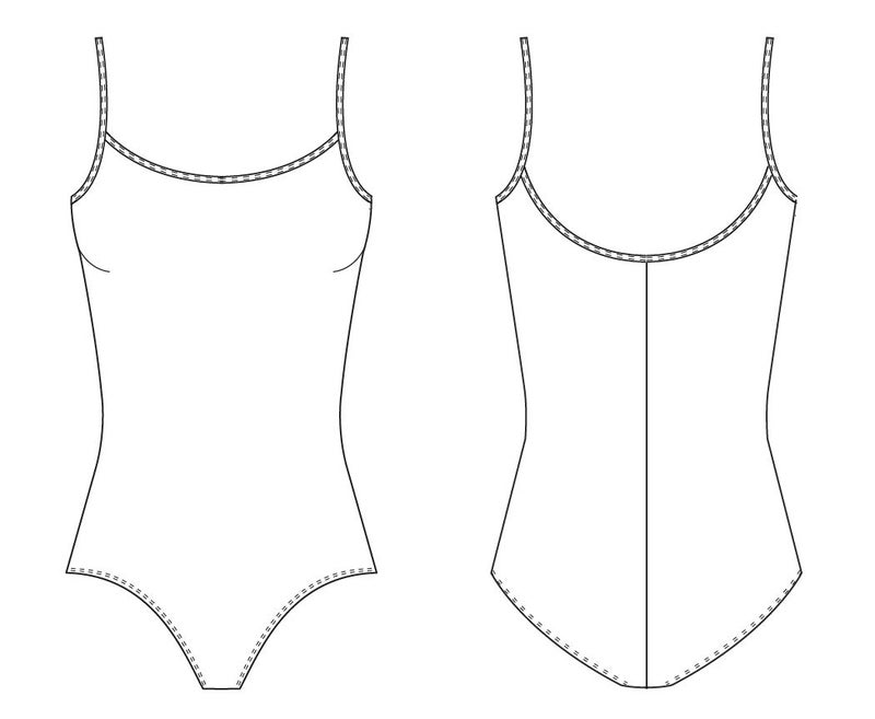 Bloch Dance Women's Nejor Microlux Camisole Leotard, White, Large - Image 2